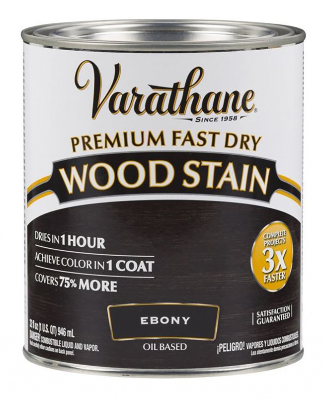 Масло тонирующее быстросохнущее Varathane Fast Dry Wood Stain эбеновое дерево 0,946 л.