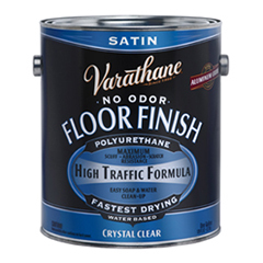 Лак для пола полиуретановый на водной основе Varathane Crystal Clear Floor Finish глянцевый  3,78 л.