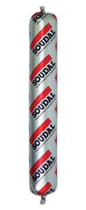 Герметик полиуретановый универсальный Soudal Soudaflex 40 FC производство Латвия черный 600 мл.