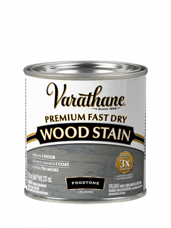 Масло тонирующее быстросохнущее Varathane Fast Dry Wood Stain Туманный камень 0,236 л.
