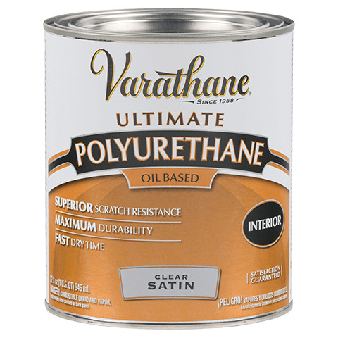 Лак для внутренних работ уретан-алкидный органорастворимый Varathane Premium Polyurethane матовый 0,946 л.