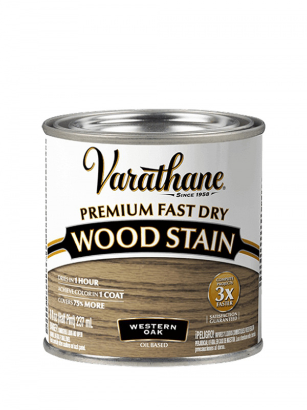 Масло тонирующее быстросохнущее Varathane Fast Dry Wood Stain Ковбойский дуб 0,236 л.