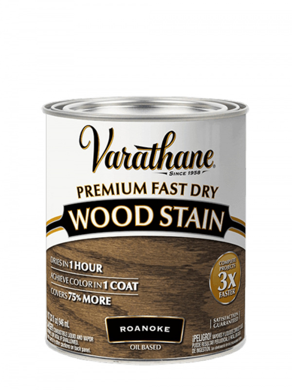 Масло тонирующее быстросохнущее Varathane Fast Dry Wood Stain Остров Роанок 0,946 л.