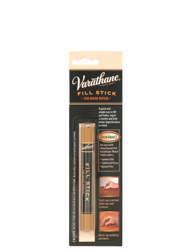 Карандаш заполняющий восковый Varathane Fill Stick №2 летний дуб, традиционный пекан, ипсвичская сосна 16 г.