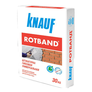 Штукатурка для внутренних работ универсальная гипсовая Knauf Rotband 30 кг.