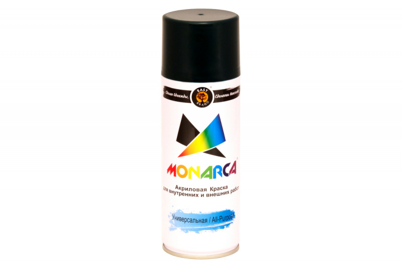 Краска универсальная аэрозольная акриловая Eastbrand Monarca RAL 6005 зеленый мох 520 мл.