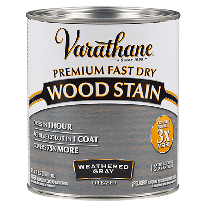 Масло тонирующее быстросохнущее Varathane Fast Dry Wood Stain графит 0,236 л.