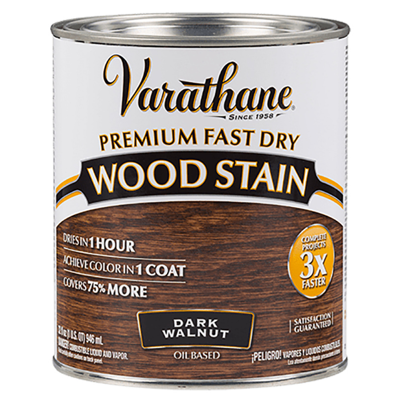 Масло тонирующее быстросохнущее Varathane Fast Dry Wood Stain темный орех 0,946 л.