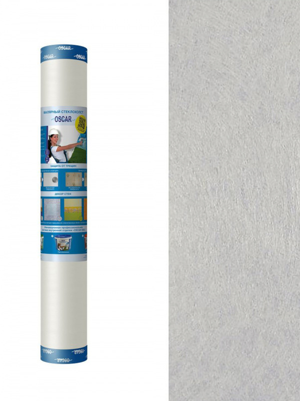 Стеклохолст малярный Oscar light 1х50 м. 25 г./кв.м.