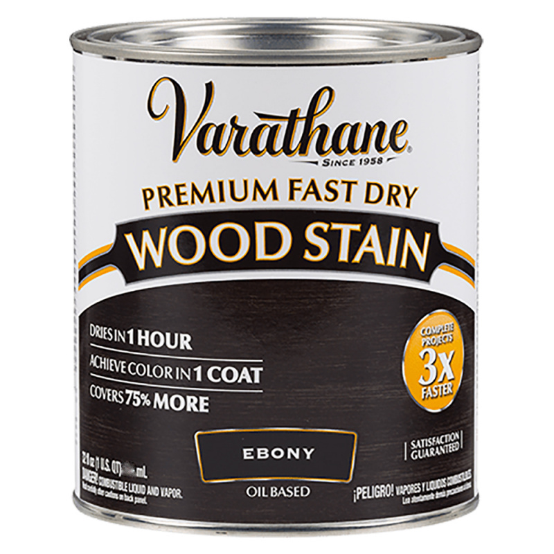 Масло тонирующее быстросохнущее Varathane Fast Dry Wood Stain эбеновое дерево 0,236 л.