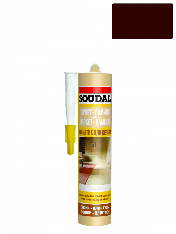 Герметик акриловый паркетный Soudal венге 280 мл.