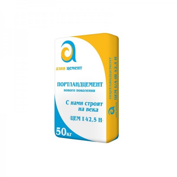Смесь цементная Азия Цемент Портландцемент М-500 ЦЕМ I 42 5Б 50 кг.