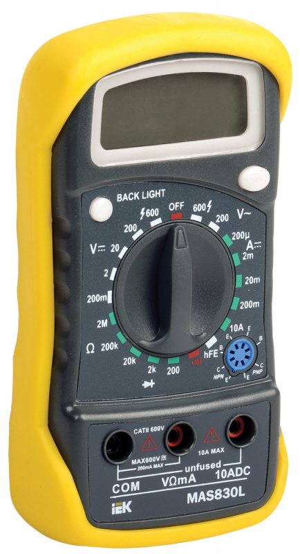 Мультиметр MAS830L ИЭК