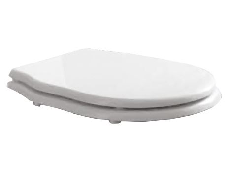 Крышка-сиденье для унитаза Belbagno Boheme BB115SCM-CRM, МДФ, белая, петли хром