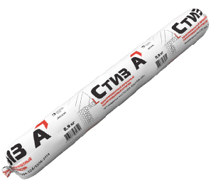 Герметик акрилатный паропроницаемый Сази Стиз А белый 600 мл.