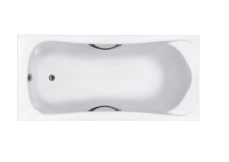 Ванна акриловая Roca Becool ZRU9302782 180х80 белая, с отверстиями под ручки