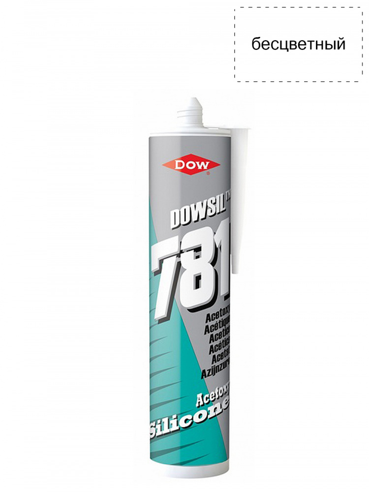 Герметик силиконовый Dow corning (DOWSIL) 781 бесцветный 310 мл.