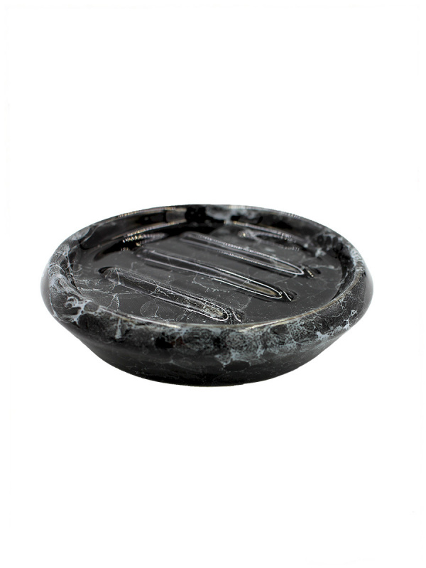 Мыльница Bath Plus Pietra W-CE2242AA-SD чёрная