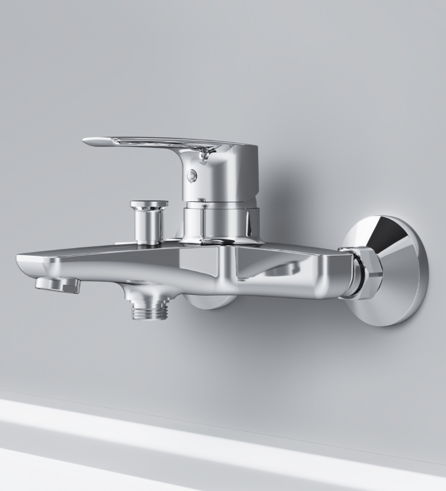 Смеситель для ванны AM.PM Gem F90A10000 хром