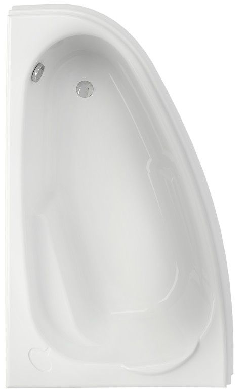 Ванна акриловая Cersanit Joanna WA-JOANNA*160-L-W 160x95, левая, асимметричная, белая